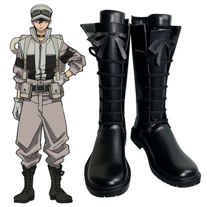 Akatsuki Deidara aus Naruto Halloween Weiße Schuhe Cosplay Stiefel