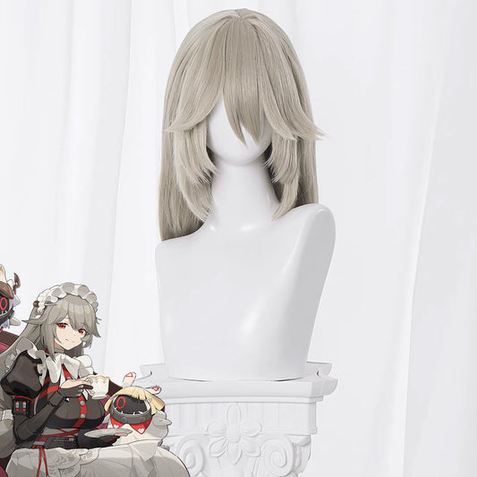 Zenless Zone Zero Victoria Housekeeping Rina Gray Cosplay Wig