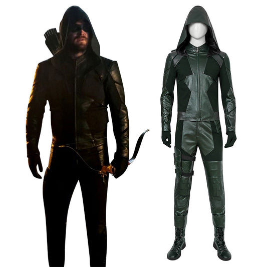 Arrow Season 8 Arrow  Oliver Queen Cosplay Costume