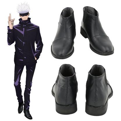 Jujitsu Fight Sorcery Fight Satoru Gojo Black Cosplay Shoes