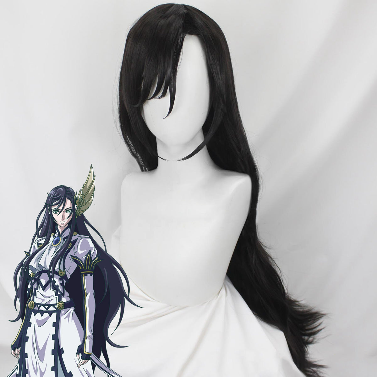 Zhongli von Genshin Impact Halloween braune Cosplay-Perücke