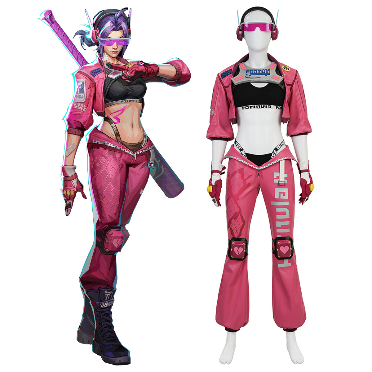 Marvel Rivals Psylocke Fleeting Butterfly Cosplay Costume