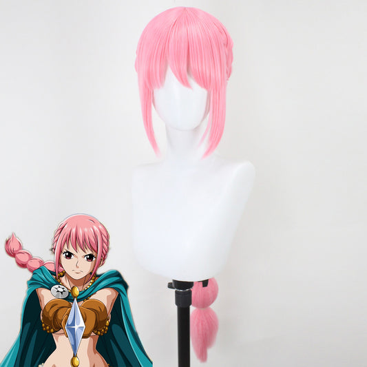 One Piece Rebecca Pink Cosplay Wig