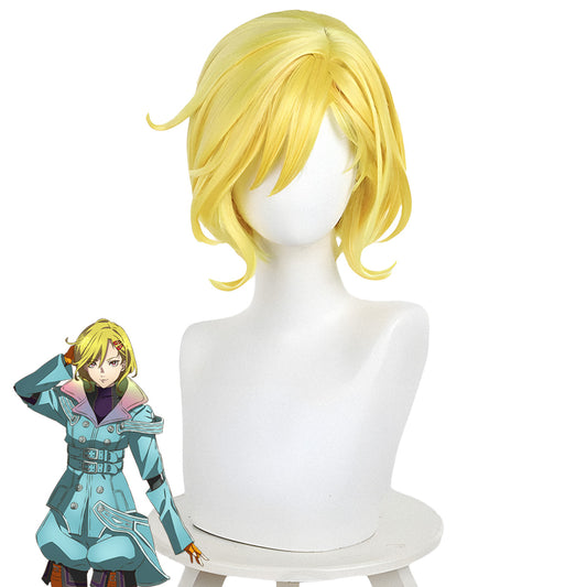 Tronçonneuse Homme Denji Doré Cosplay Perruque
