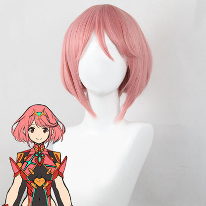 Xenoblade Chronicles 2 Pyra Pink Cosplay Wig