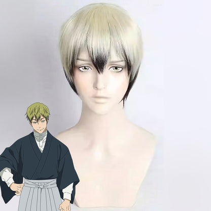 Motosega Uomo Denji Parrucca Cosplay Dorata