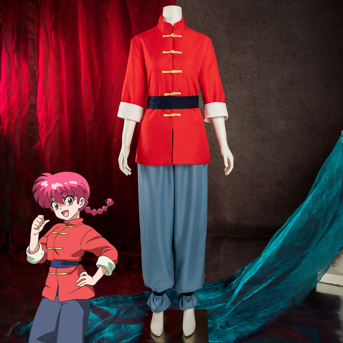 Ranma ½ Ranma 1/2 Ranma Saotome Female Cosplay Costume – Gcosplay