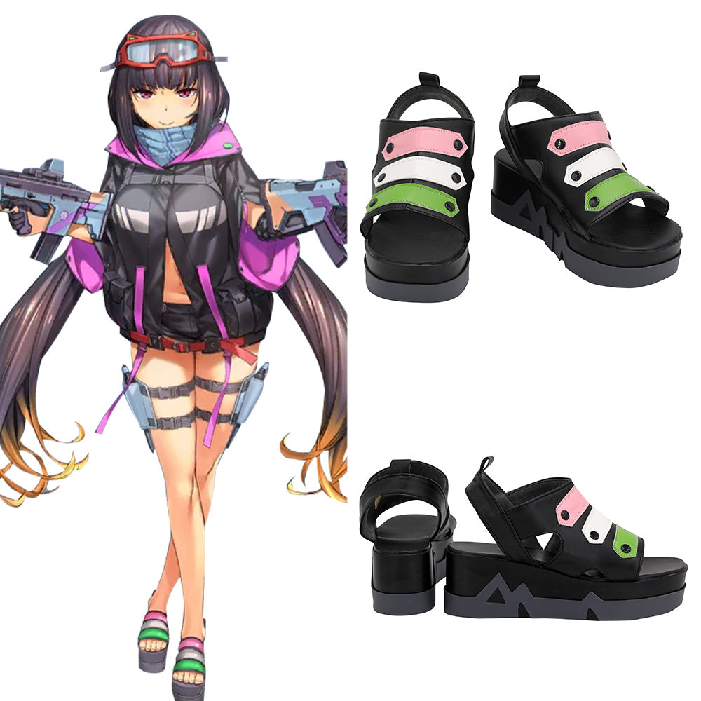 Fate Grand Order FGO Assassin Osakabehime Black Pink Cosplay Shoes
