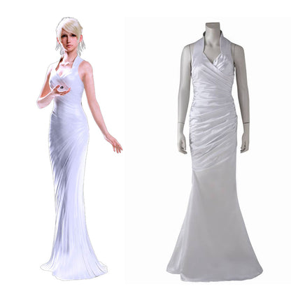 Final Fantasy XV FF15 Lunafreya Nox Fleuret Cosplay Costume