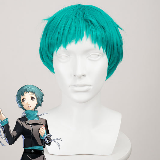 Persona 3 Reload P3R Fuuka Yamagishi BLUE Green Cosplay Wig
