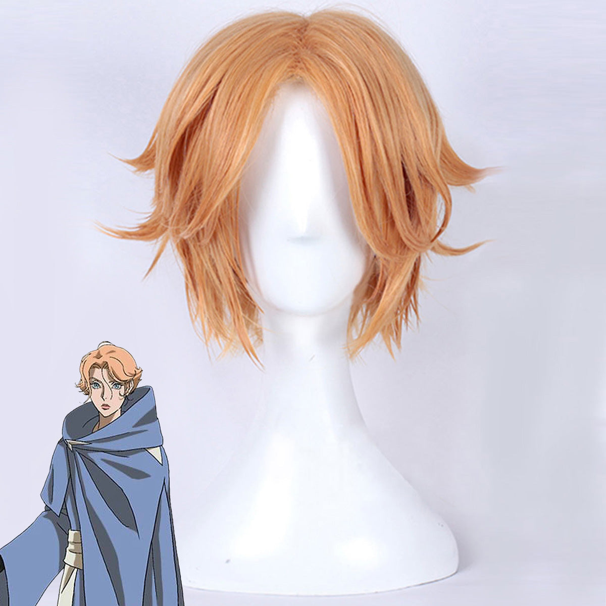 Castlevania Season 2 2018 Anime Sypha Belnades Light Orange Cosplay Wig