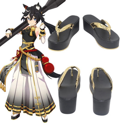Uma Musume: Pretty Derby Katsuragi Ace Black Cosplay Shoes
