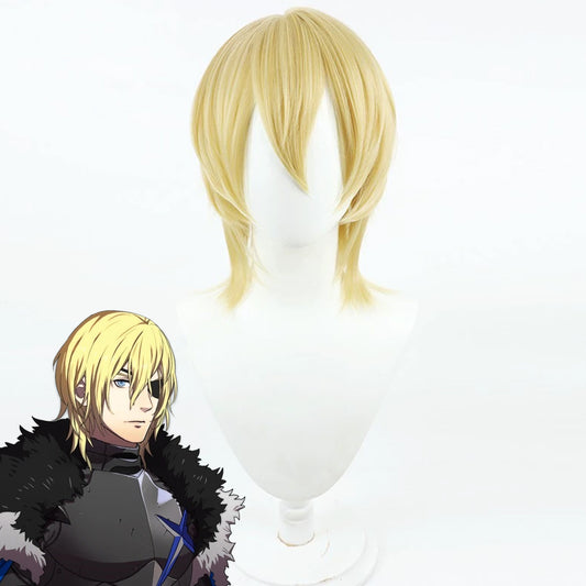 Genshin Impact Yelan Noir Violet Cosplay Perruque