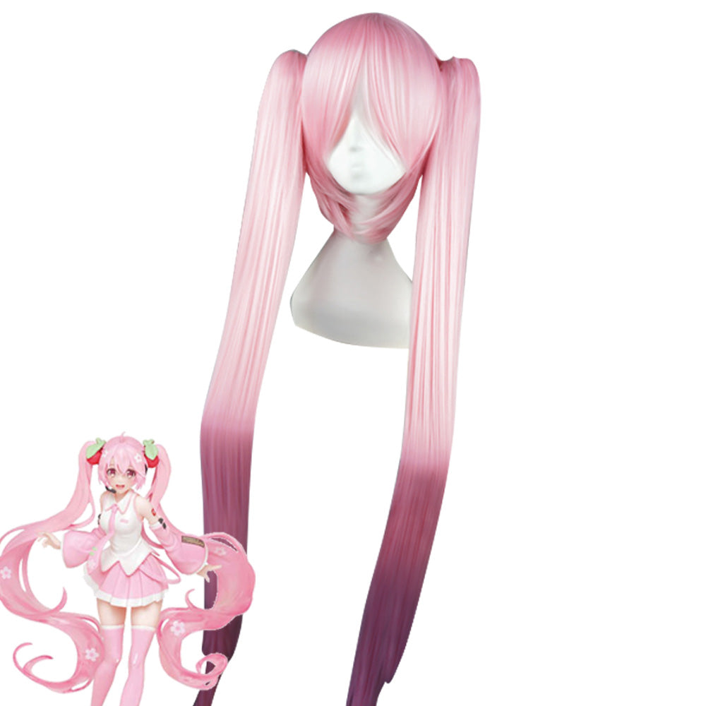 Vocaloid Hatsune Miku Sakura Miku Pink Cosplay Wig