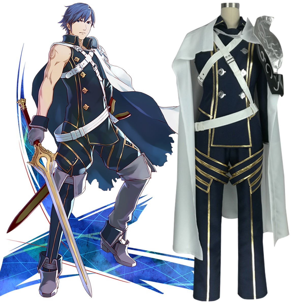 FE Chrom Cosplay Costume