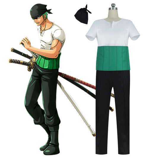 One Piece Roronoa Zoro Cosplay Costume-New Edition
