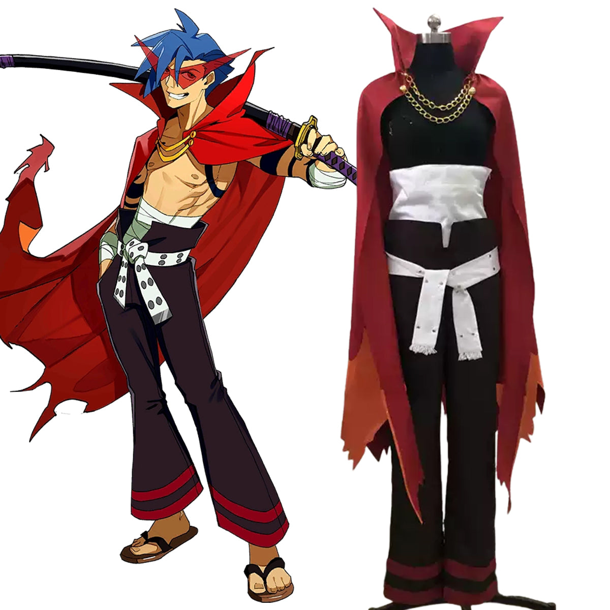 Kamina Cosplay Costume