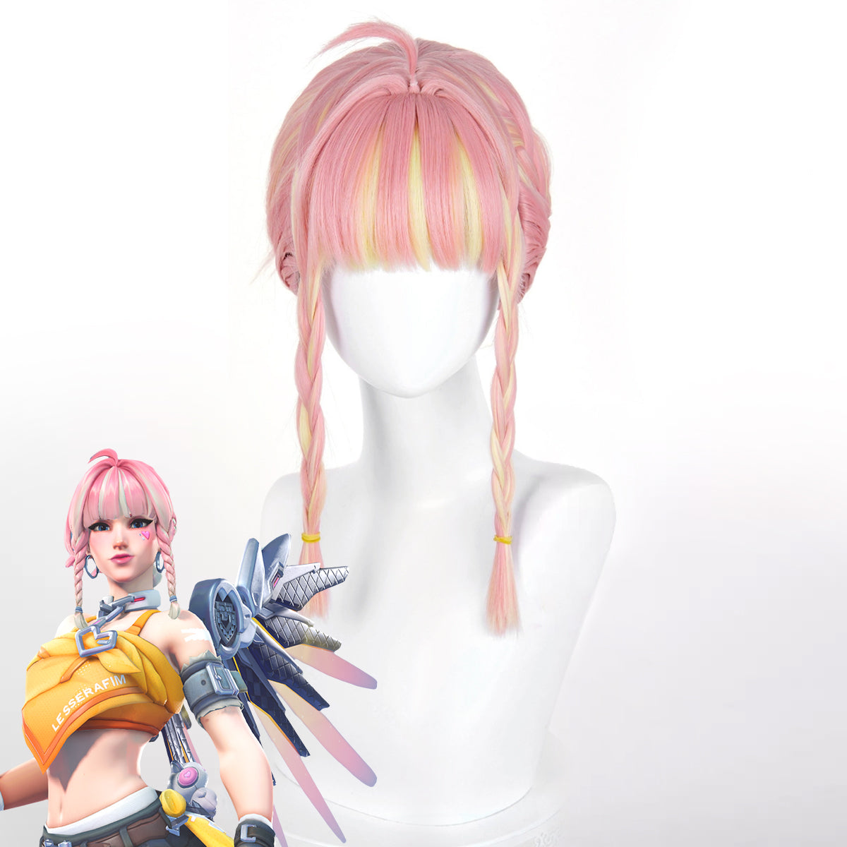 Motosega Uomo Denji Parrucca Cosplay Dorata