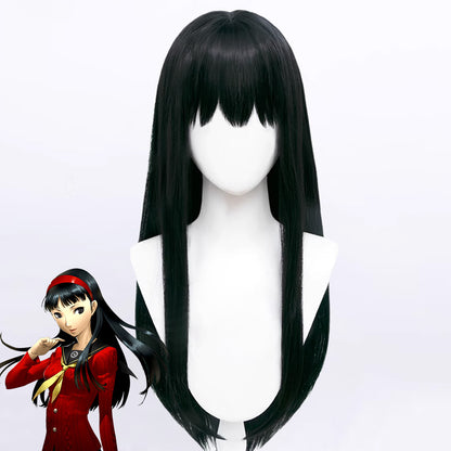 Persona 4 Golden Yukiko Amagi Black Cosplay Wig