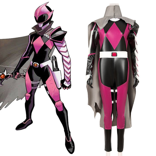 Mighty Morphin Power Rangers Pink Solar Ranger Ranger Slayer Cosplay Costume