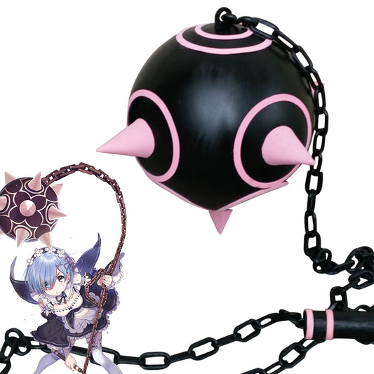 Re: Life In A Different World From Zero Rem Meteor Hammer Cosplay Weapon Prop