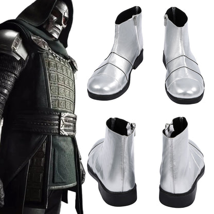 Akatsuki Deidara aus Naruto Halloween Weiße Schuhe Cosplay Stiefel
