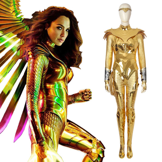 Wonder Woman 1984 Diana Prince Golden Armor Cosplay Costume