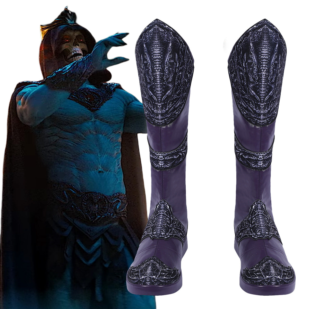 Akatsuki Deidara aus Naruto Halloween Weiße Schuhe Cosplay Stiefel