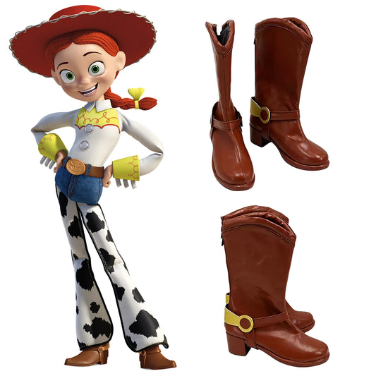 Pixar Toy Story Jessie Brown Shoes Cosplay Boots