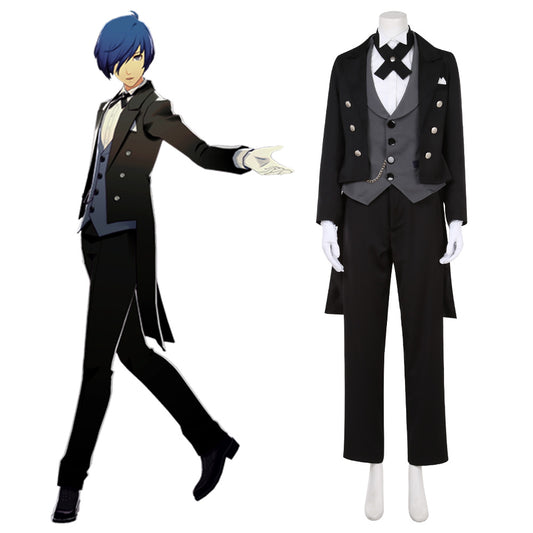 Persona 3: Dancing Moon Night Yuki Makoto Minato Arisato Butler Suit Cosplay Costume