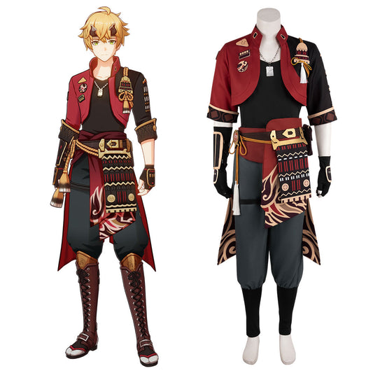 Genshin Impact Thoma Customize Size Cosplay Costume B Edition