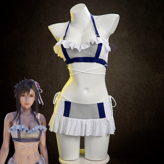 Final Fantasy VII Rebirth FF7 Tifa Lockhart Swimsuit Cosplay Costume