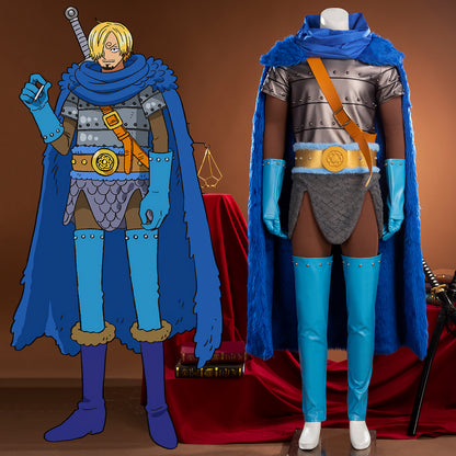 One Piece Sanji Vinsmoke Elbaph Elbaf Cosplay Costume