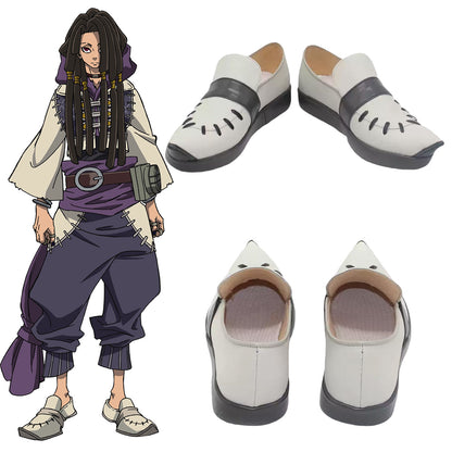 Akatsuki Deidara aus Naruto Halloween Weiße Schuhe Cosplay Stiefel