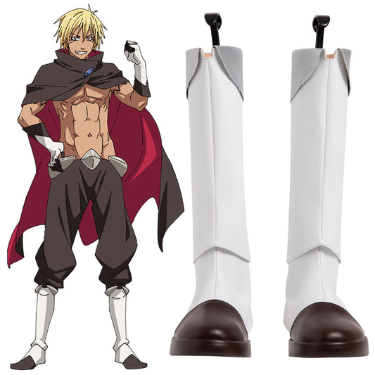 That Time I Got Reincarnated As A Slime Tensei Shitara Suraimu Datta Ken Veldla Tempest White Shoes Cosplay Boots