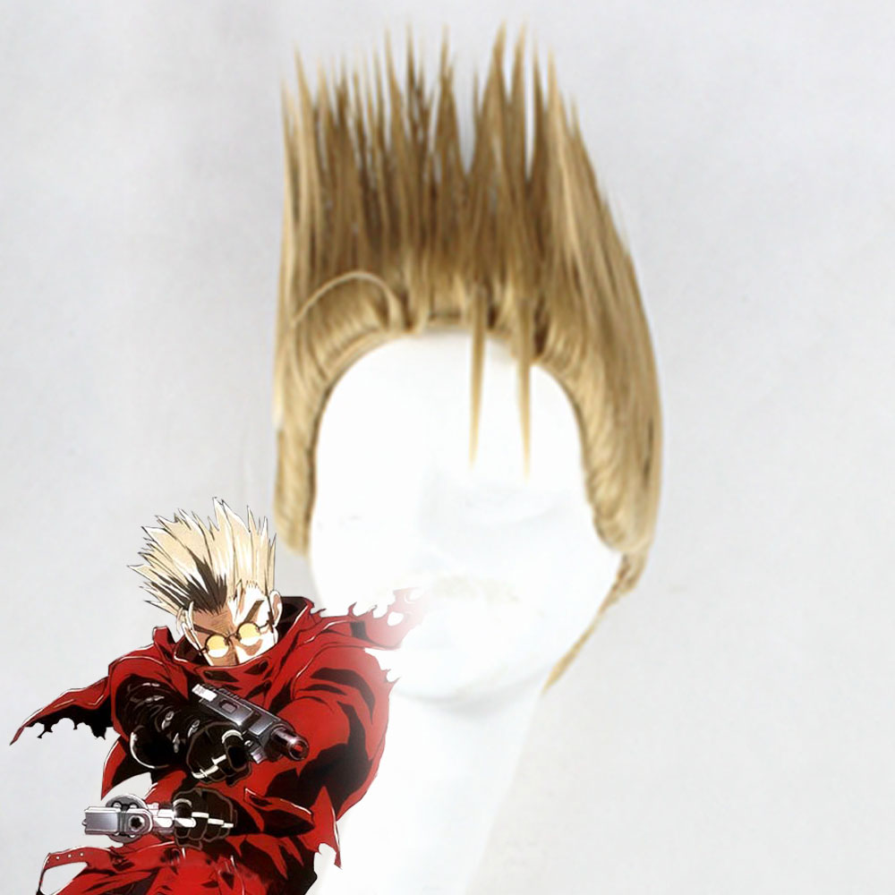 Zhongli von Genshin Impact Halloween braune Cosplay-Perücke