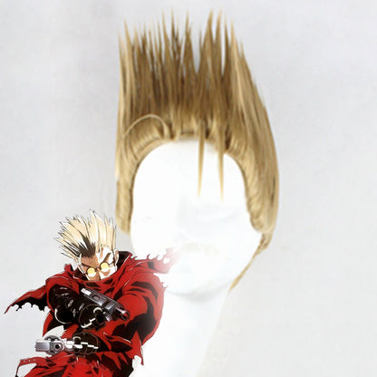 Zhongli von Genshin Impact Halloween braune Cosplay-Perücke
