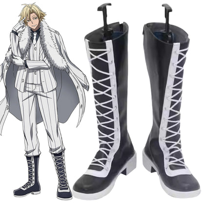 Genshin Impact Paimon blanco rosa zapatos Cosplay botas
