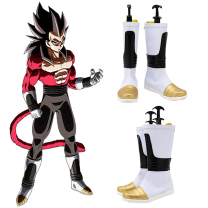 D ball GT Vegeta Super Saiyan 4 Black Shoes Cosplay Boots