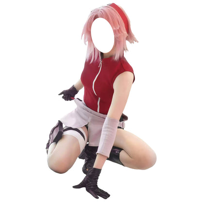 Sakura Haruno from Ninja Village Halloween Cosplay Costume
