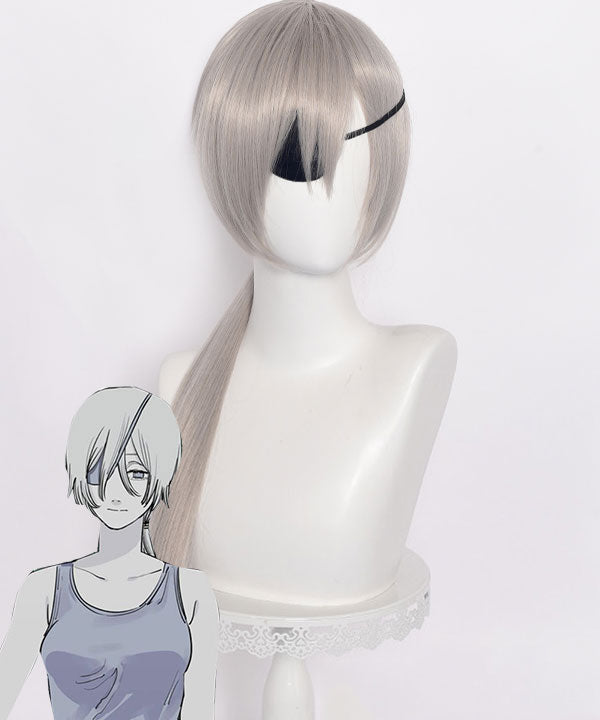 Chainsaw Man Quanxi Grey Cosplay Wig