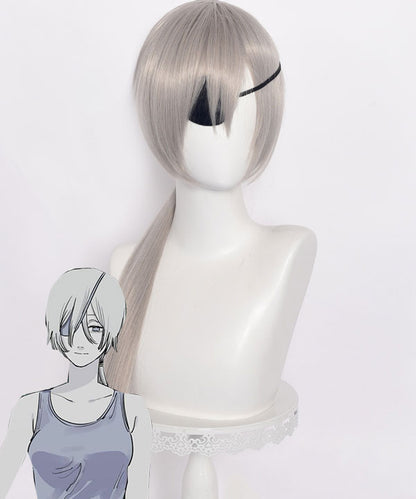 Chainsaw Man Quanxi Grey Cosplay Wig