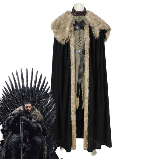 Game of Thrones Season 8  Jon Snow Cosplay Costume