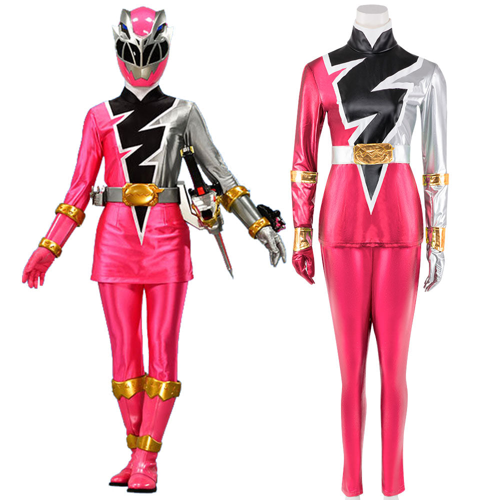 Power Rangers Dino Fury Pink Ranger Cosplay Costume