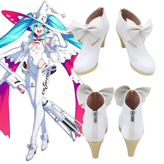 Vocaloid Hastune Miku Racing Miku 2024 Cosplay Shoes