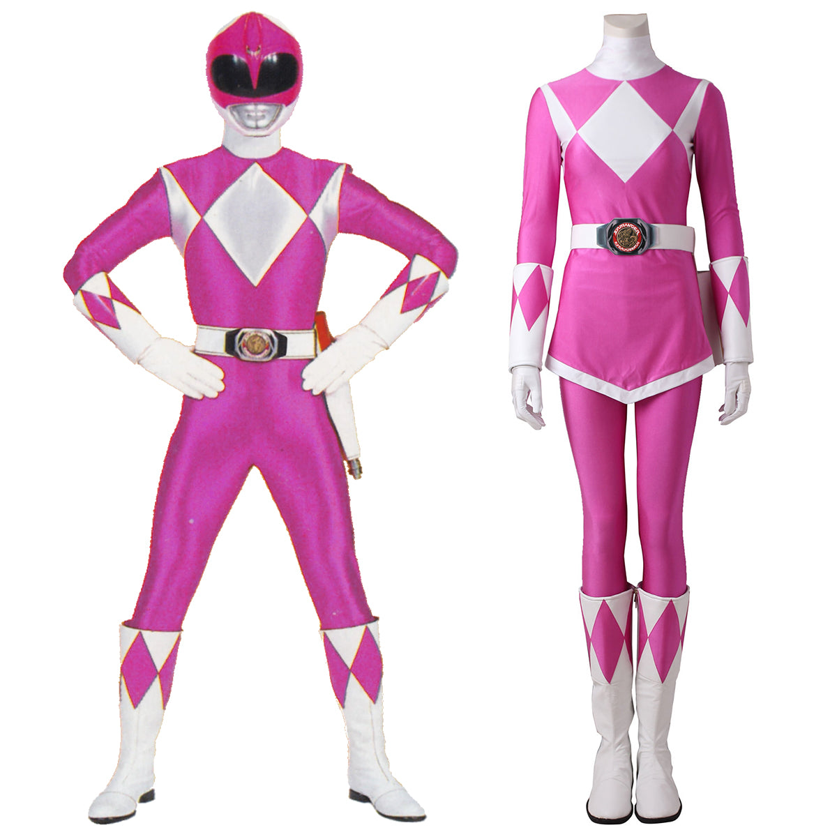 【In Stock】Mighty Morphin Power Rangers Pink Ranger Cosplay Costume