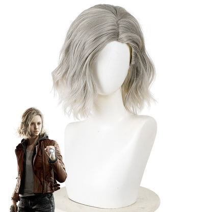 Genshin Impact Yelan Noir Violet Cosplay Perruque