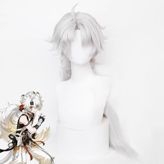 Wuthering Waves Lingyang White Cosplay Wig