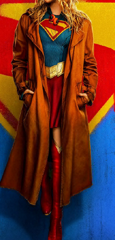 Super Woman: Woman of Tomorrow Super Woman Only Coat Cosplay Costume