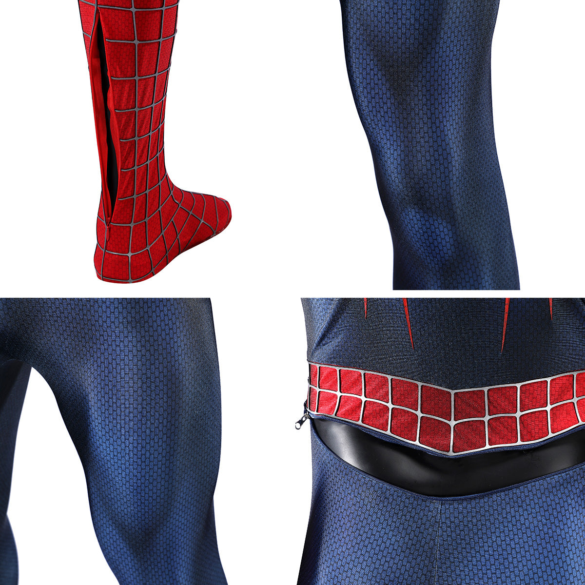 Marvel 2002 Movie Spider-Man Peter Parker Tobey Maguire Premium Edtion Cosplay Costume